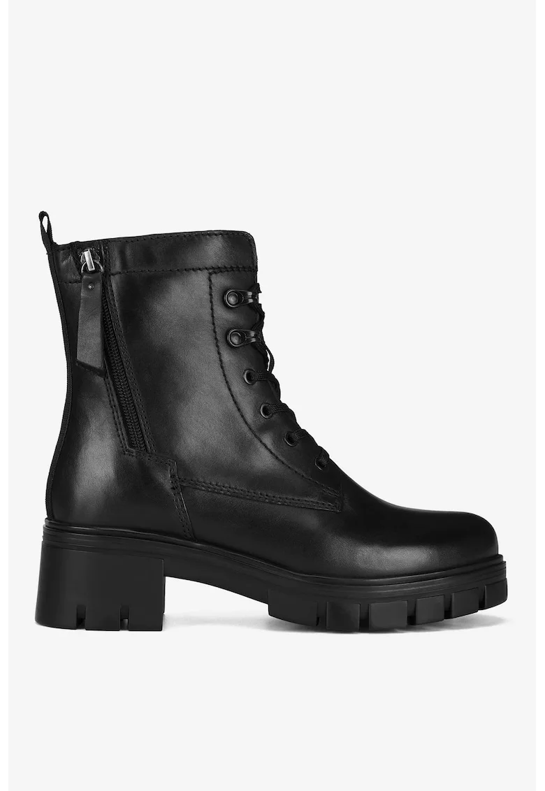 Ghete dama  5905588804949, Piele naturala, Negru, Negru
