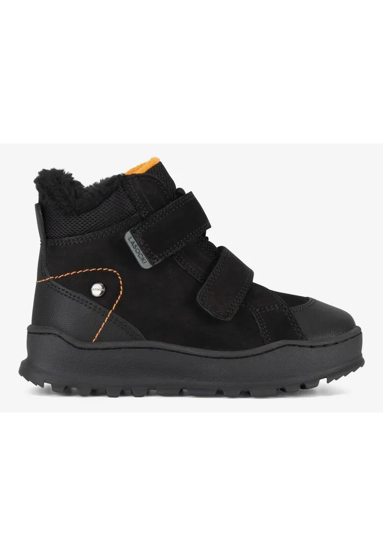 Ghete baieti  5905588815778, Piele nabuc, Negru, Negru
