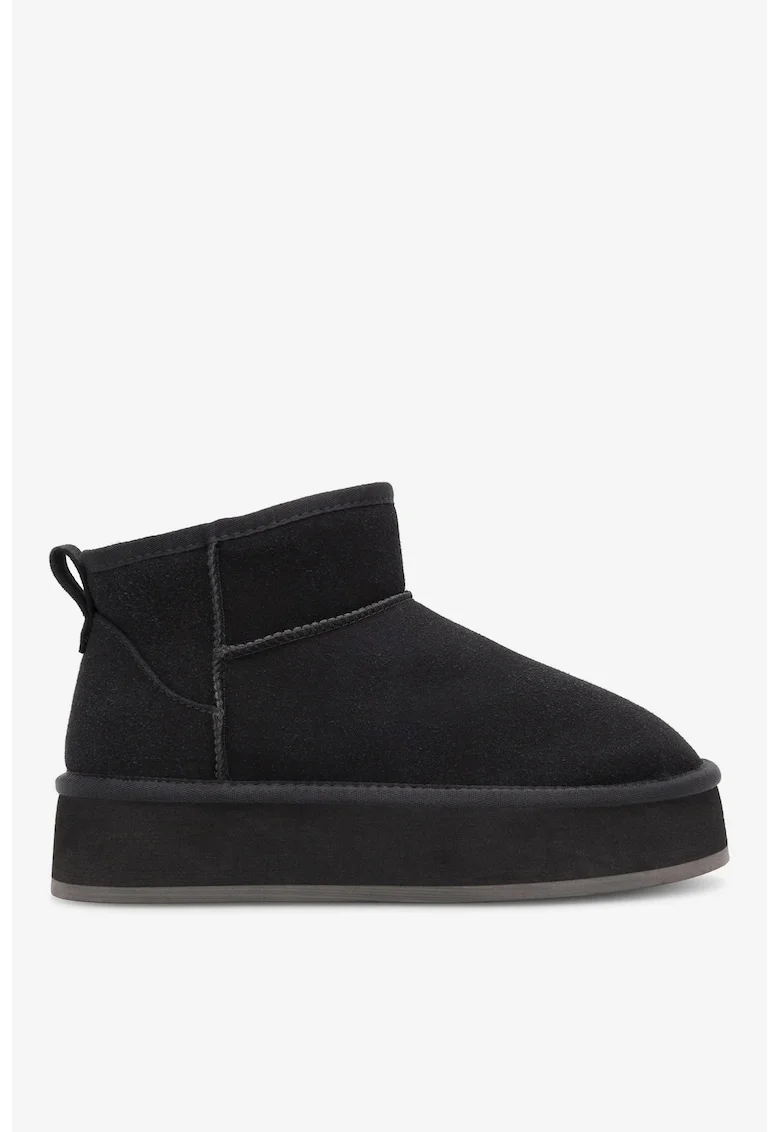 Ghete dama  5905588819196, Sintetic, Negru, Negru