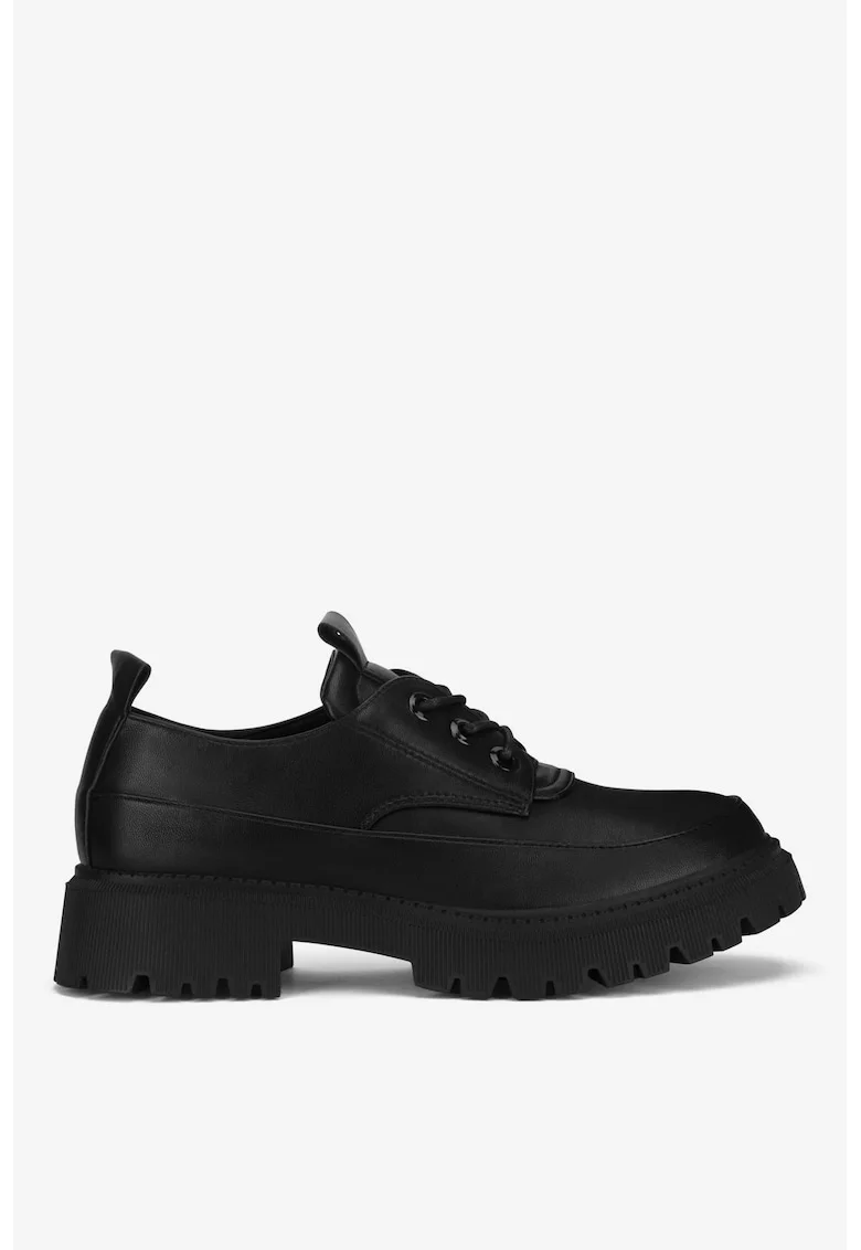 Pantofi dama  5905588821403, Sintetic, Negru, Negru