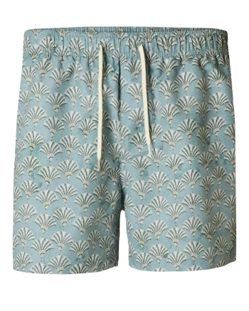 Pantaloni scurti de baie barbati  16089427, Poliester reciclat, Verde, Verde