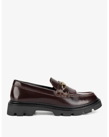 Mocasini dama  5905588829027, Piele naturala, Maro, Maro