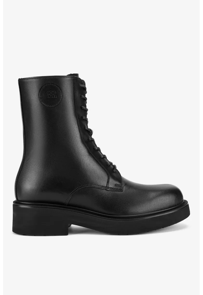Ghete dama  5905588844471, Piele naturala, Negru, Negru