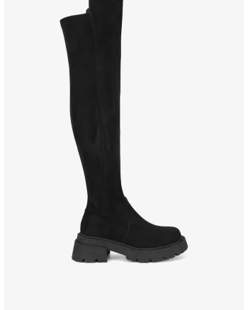 Cizme dama  5905588841760, Textil, Negru, Negru