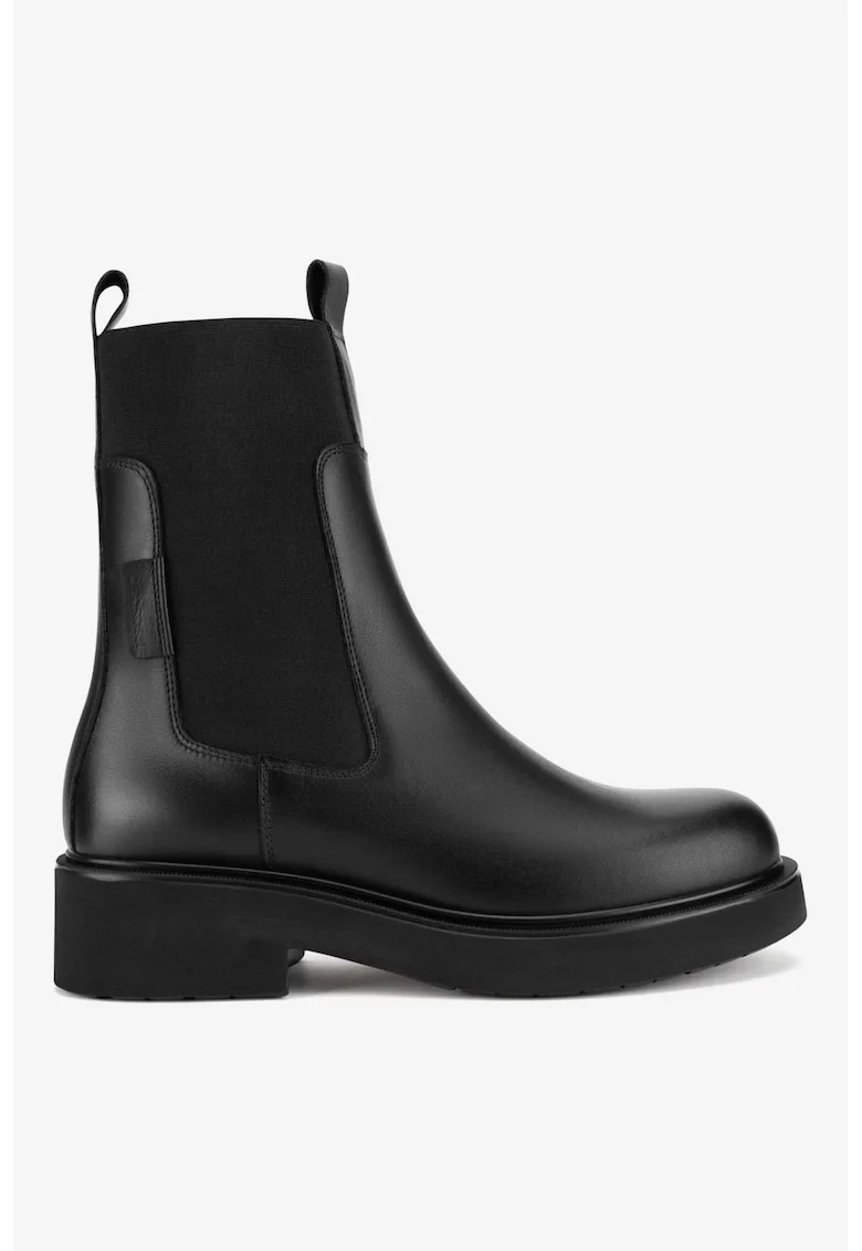 Ghete dama  5905588844402, Piele naturala, Negru, Negru