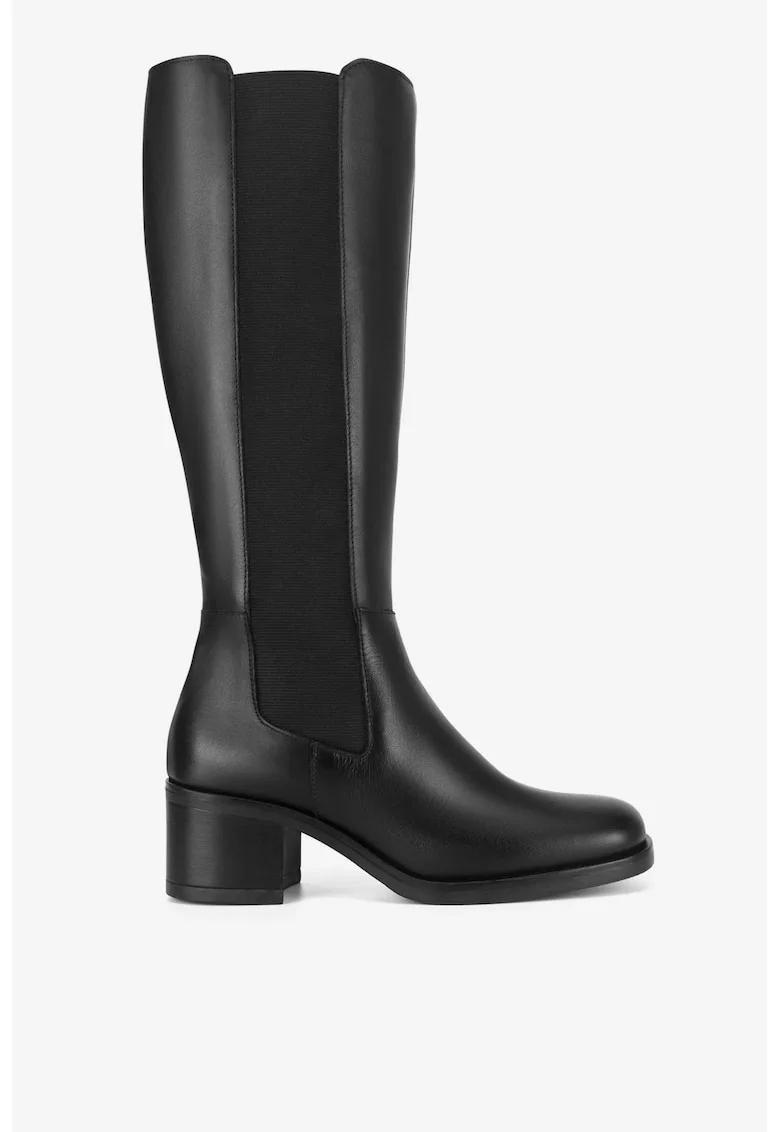 Cizme dama  5905588845003, Piele naturala, Negru, Negru
