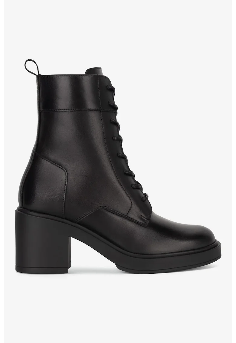 Ghete dama  5905588844860, Piele naturala, Negru, Negru