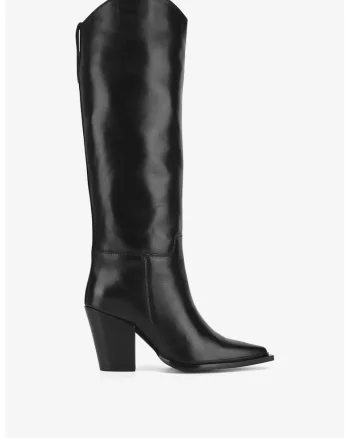 Cizme dama  5905588853473, Piele naturala, Negru, Negru