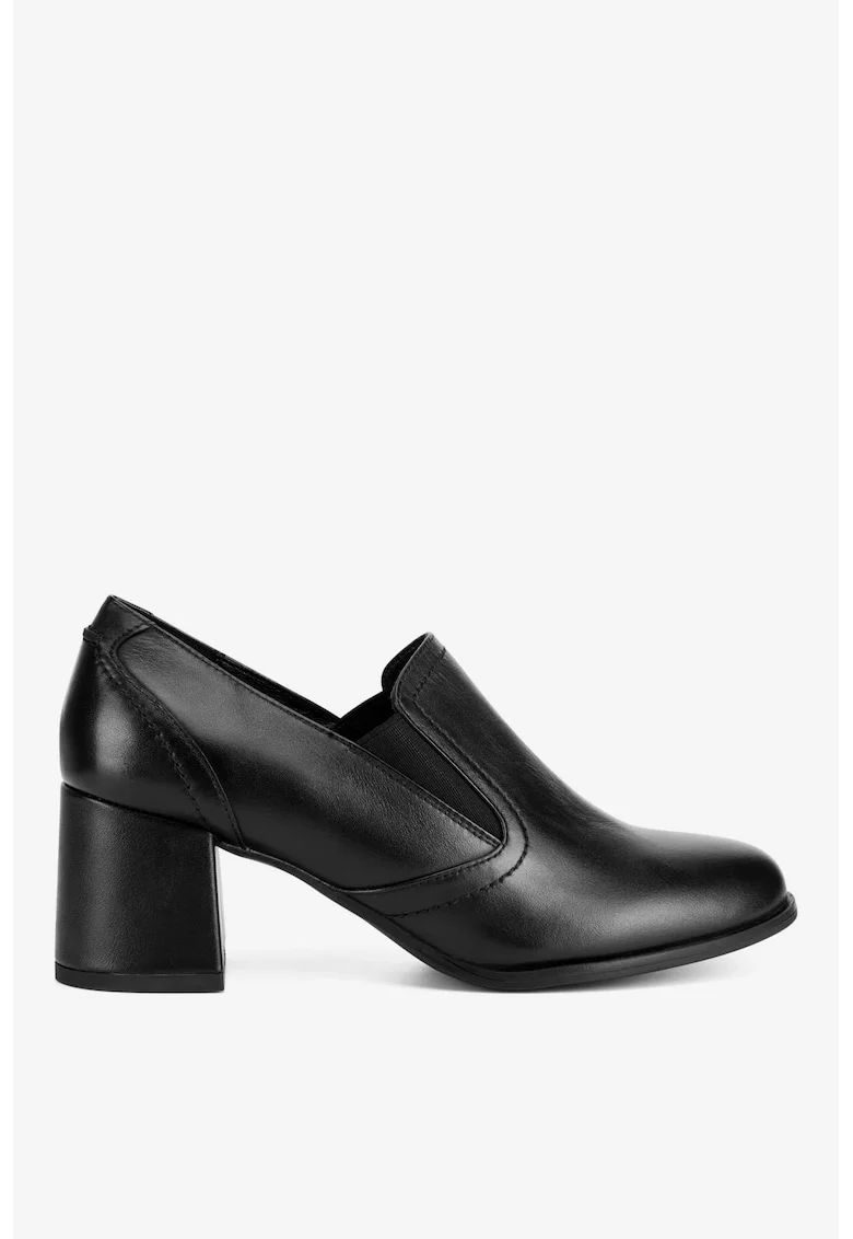 Pantofi dama  5905588857181, Piele naturala, Negru, Negru