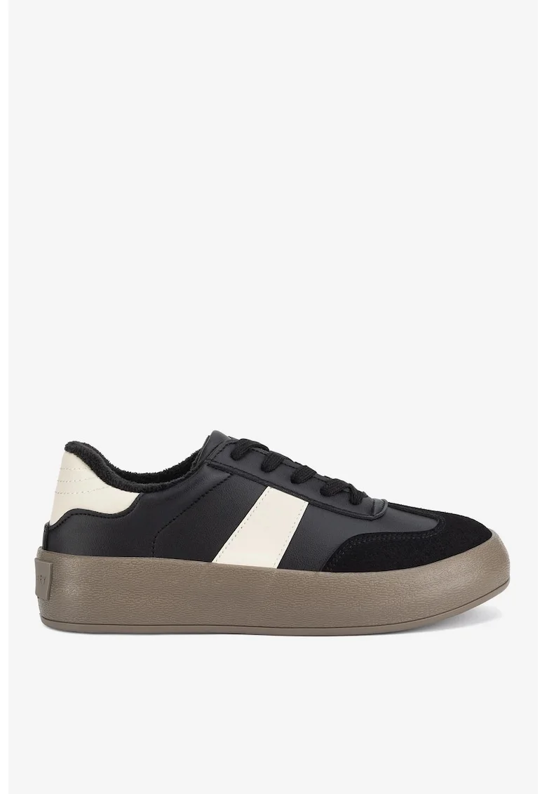 Pantofi dama  5905588873631, Sintetic, Negru, Negru