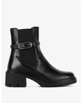 Ghete dama  5905588876014, Piele naturala, Negru, Negru