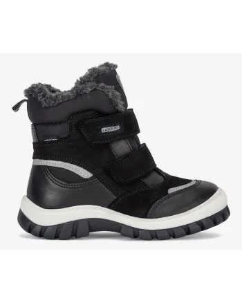Ghete baieti  5905588872665, Piele naturala, Negru, Negru