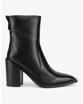 Ghete dama  5905588879824, Piele naturala, Negru, Negru