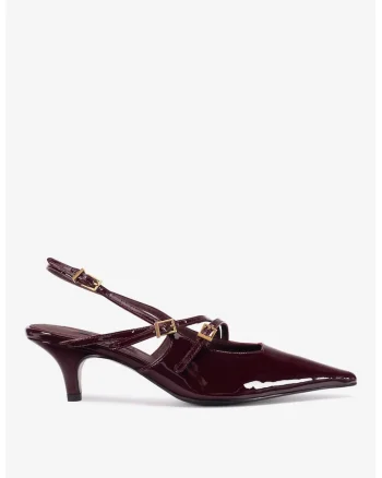 Pantofi dama  5905588880318, Piele naturala, Rosu, Rosu