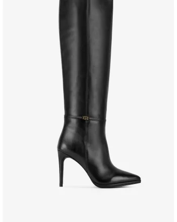 Cizme dama  5905588879619, Piele naturala, Negru, Negru