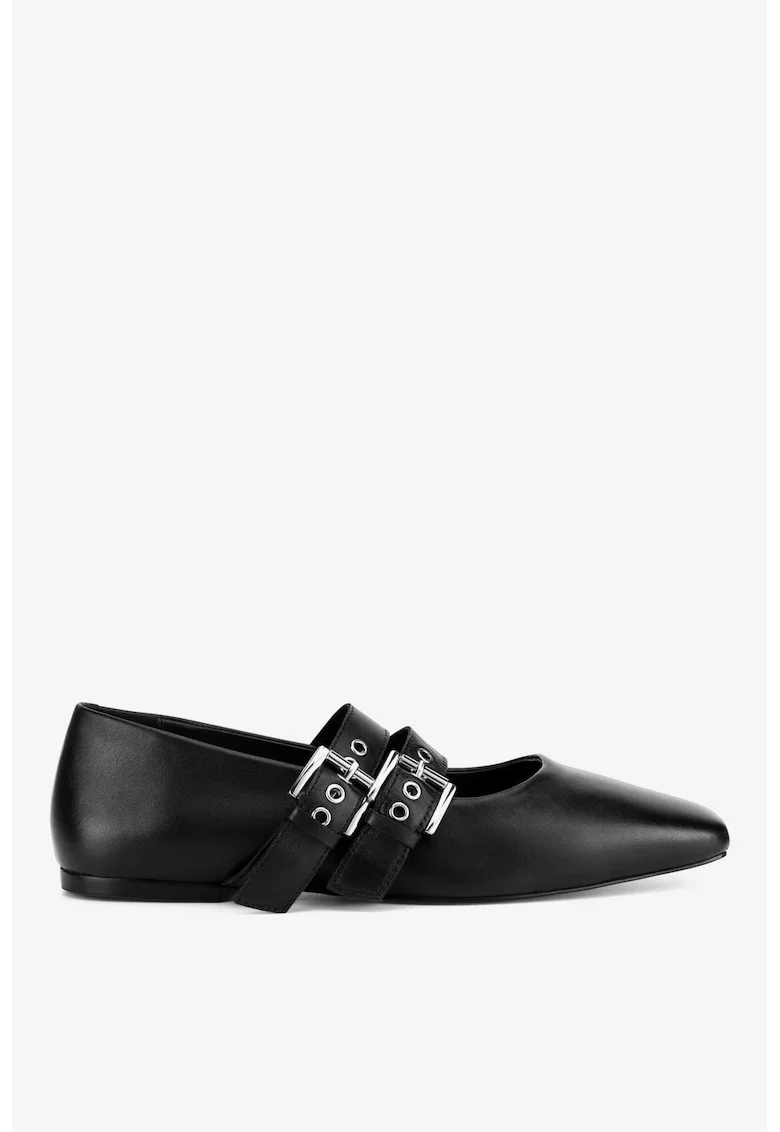 Balerini  5905588881834, Piele naturala, Negru, Negru