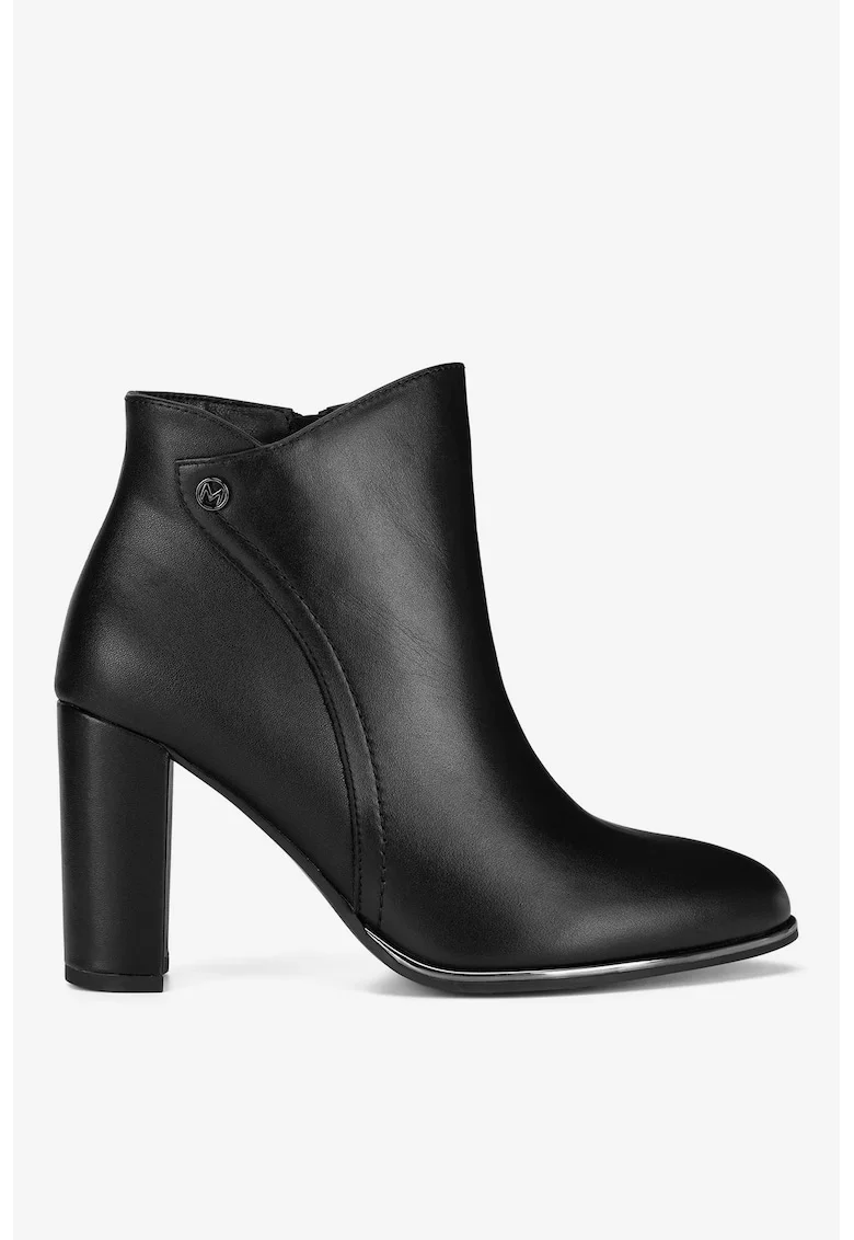 Ghete dama  5905588887980, Piele naturala, Negru, Negru