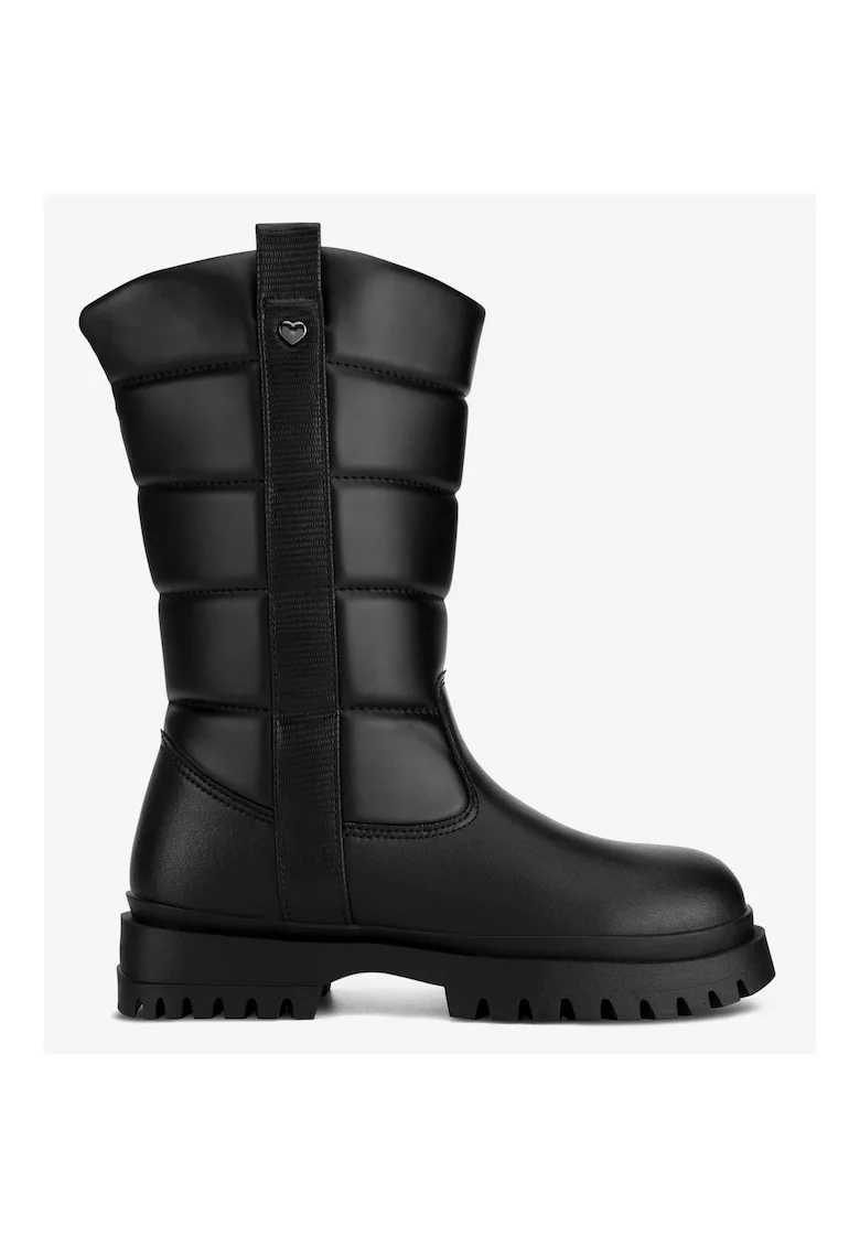 Cizme fete  5905588892540, Sintetic, Negru, Negru