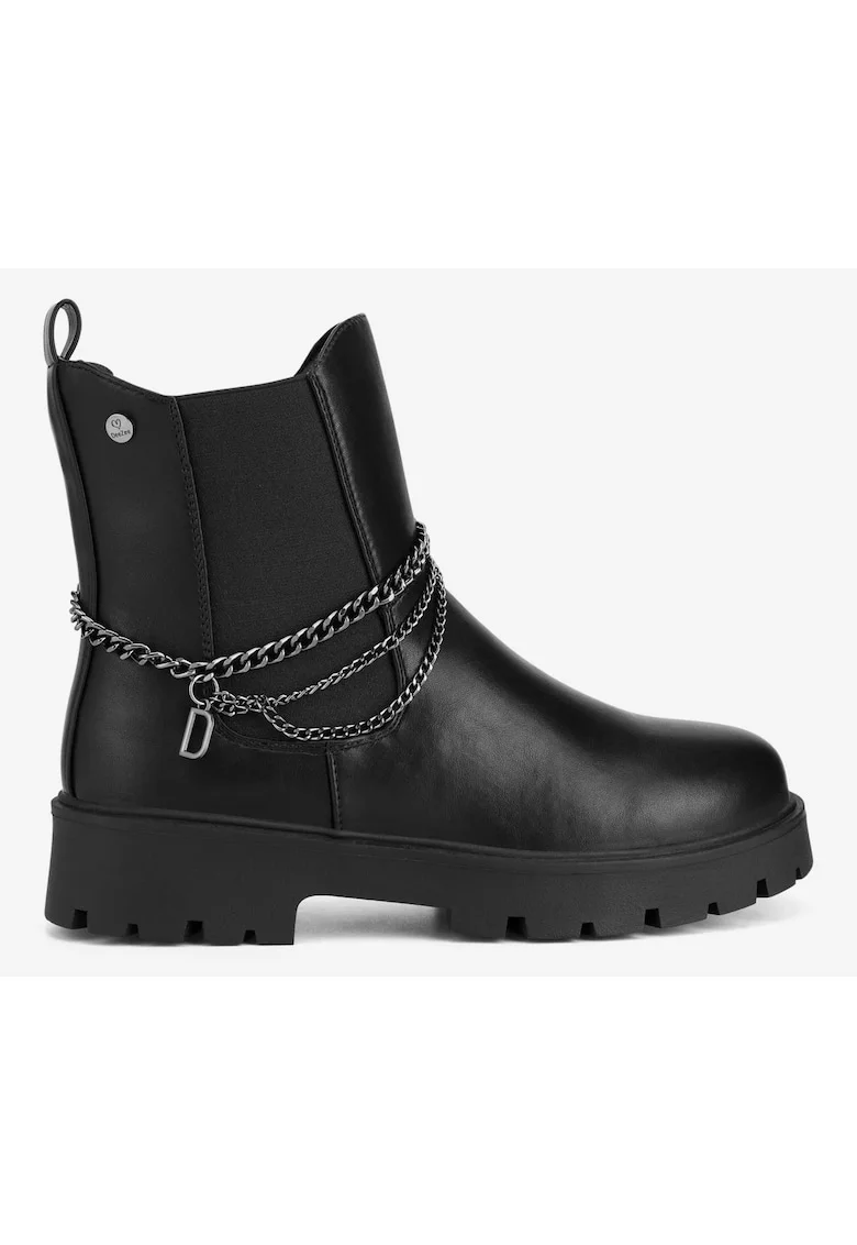 Ghete fete  5905588892991, Sintetic, Negru, Negru