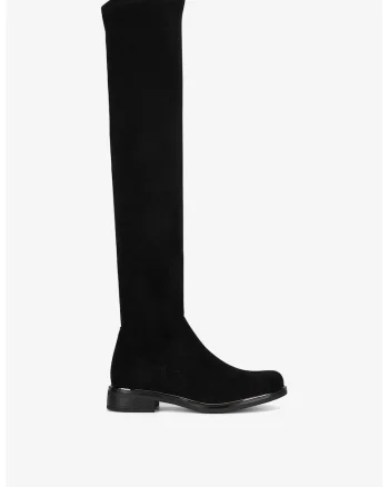 Cizme dama  5905588899228, Textil, Negru, Negru