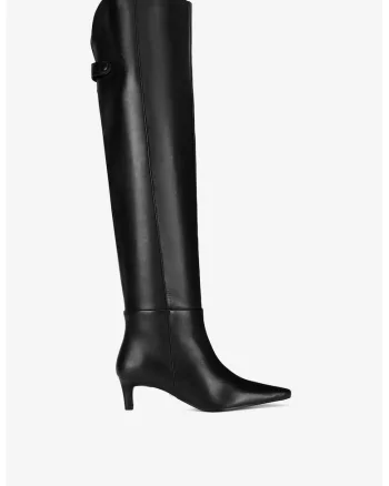 Cizme dama  5905588900337, Piele naturala, Negru, Negru