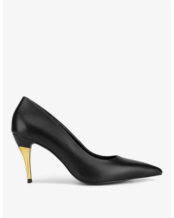 Pantofi dama  5905588907565, Piele naturala, Negru, Negru
