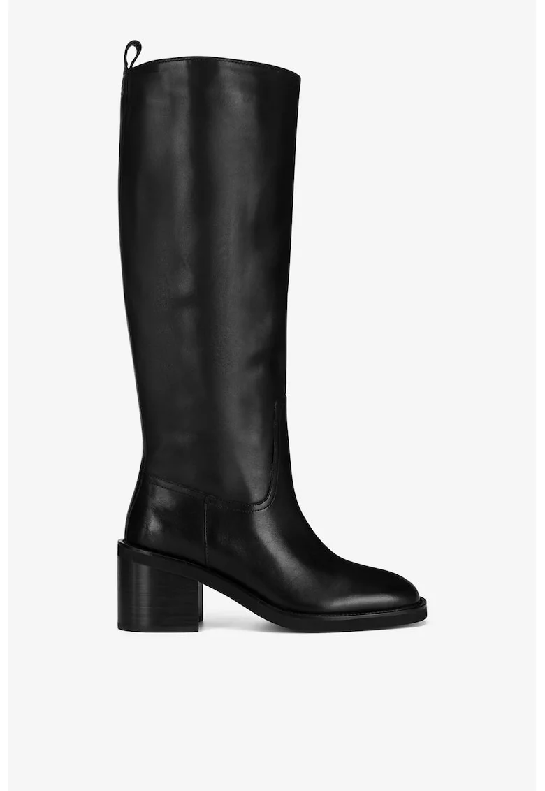 Cizme dama  5905588903857, Piele naturala, Negru, Negru