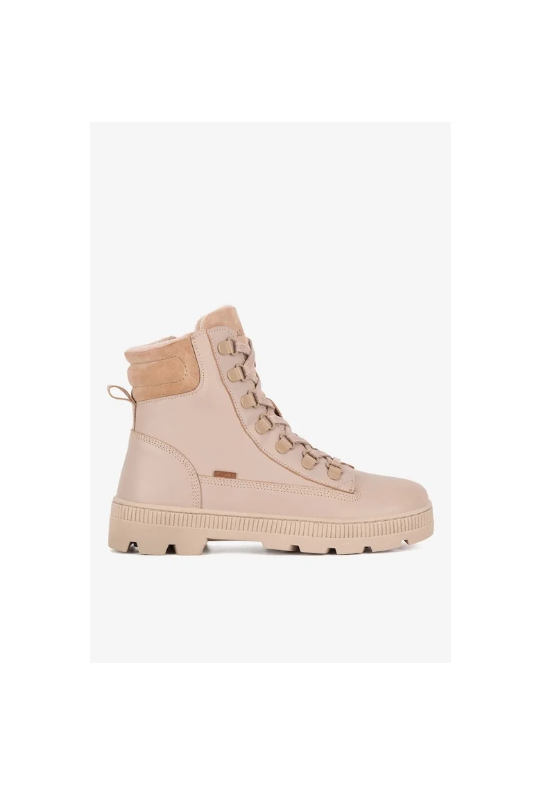 Ghete fete  5905588906803, Piele naturala, Bej, Bej
