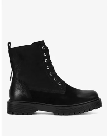 Ghete dama  5905588910909, Piele nabuc, Negru, Negru