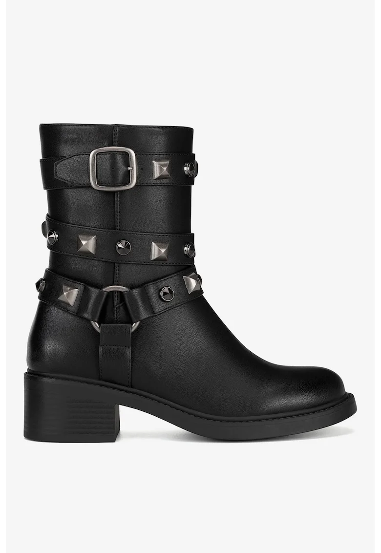 Ghete dama  5905588914044, Sintetic, Negru, Negru
