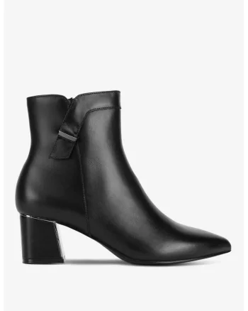 Ghete dama  5905588918950, Piele naturala, Negru, Negru