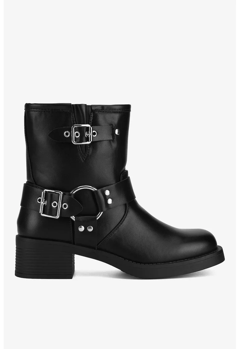 Ghete dama  5905588929604, Sintetic, Negru, Negru