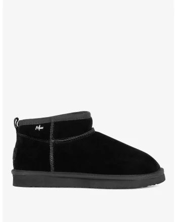 Ghete dama  5905588935681, Piele intoarsa, Negru, Negru