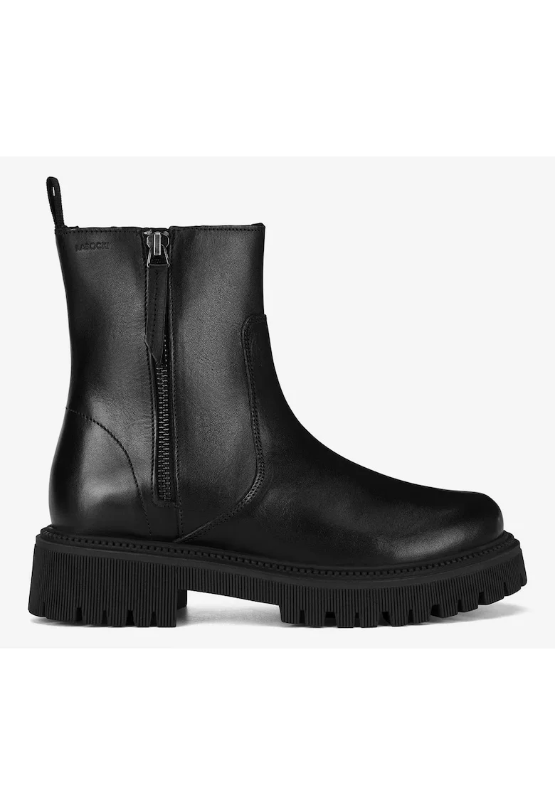 Ghete fete  5905588934547, Piele naturala, Negru, Negru