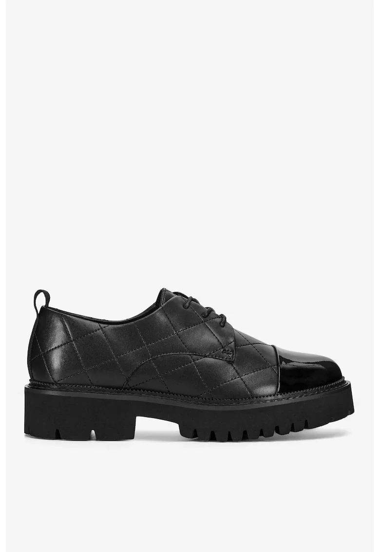 Pantofi dama  5905588955719, Piele naturala, Negru, Negru