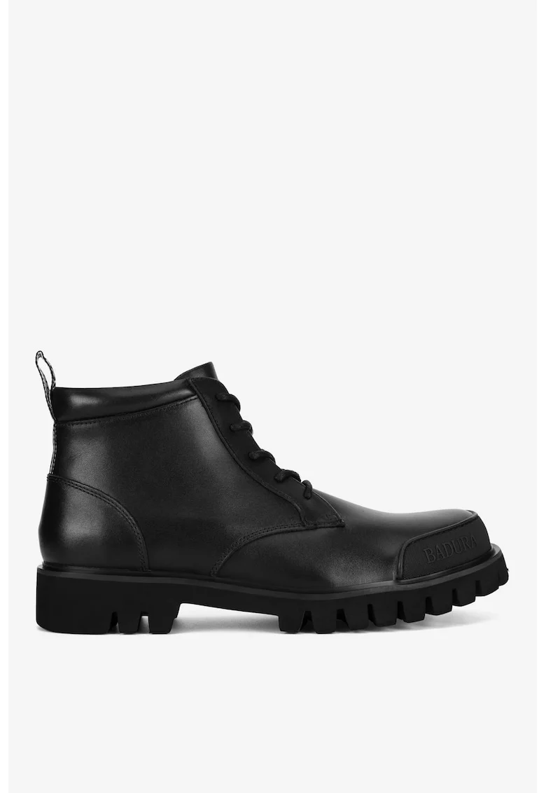Ghete barbati  5905588957843, Piele naturala, Negru, Negru