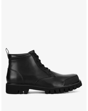 Ghete barbati  5905588957843, Piele naturala, Negru, Negru