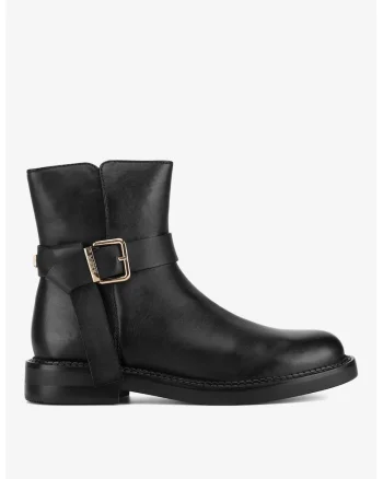Ghete dama  5905588996972, Piele naturala, Negru, Negru
