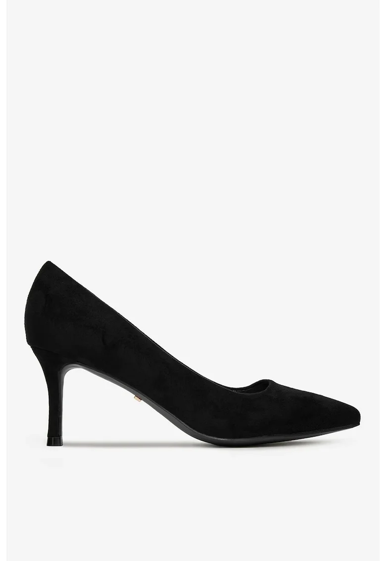 Pantofi Sintetic Negru, Negru