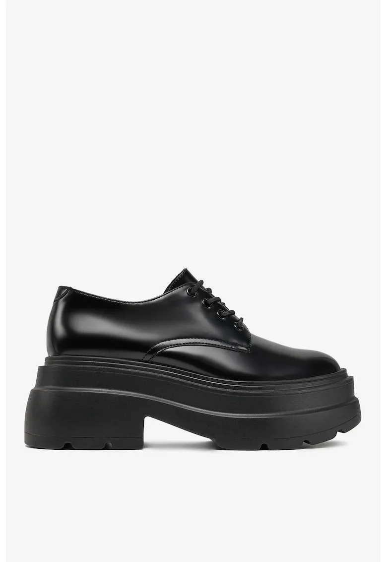 Mocasini  Sintetic, Negru,