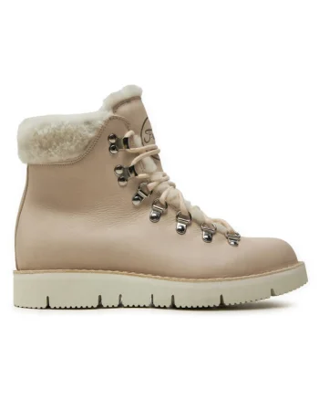 Ghete dama  304422546, Piele naturala, 38 EU, Bej