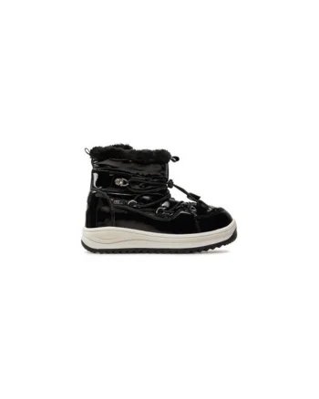 Ghete dama  304224843, Sintetic, Negru, Negru