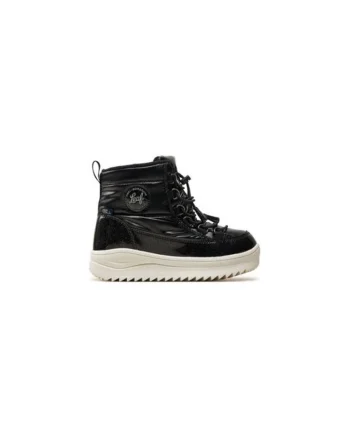 Ghete dama  304224874, Sintetic, Negru, Negru