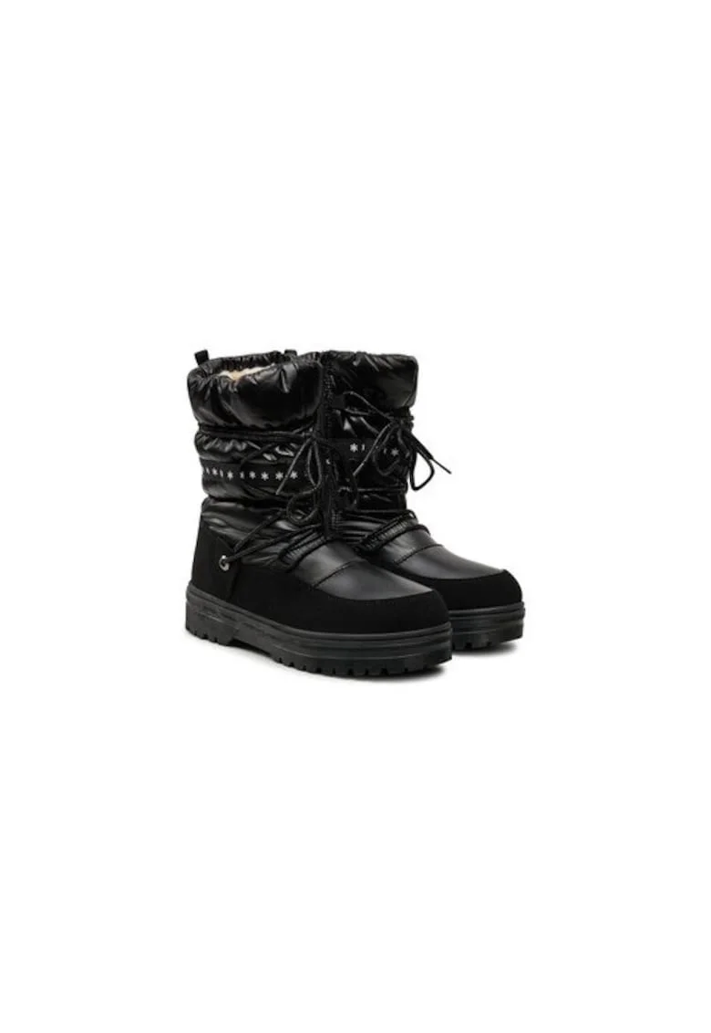 Ghete dama  304224911, Sintetic, Negru, Negru