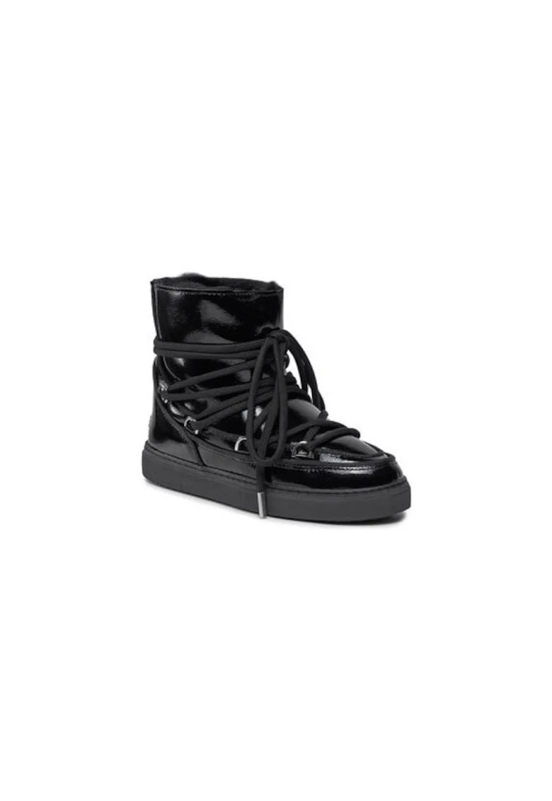 Ghete dama  303127657, Piele naturala, Negru, Negru
