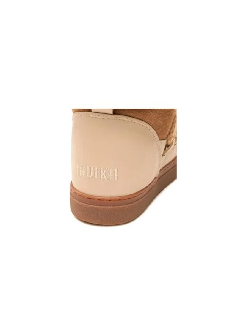 Ghete dama  303120078, Piele naturala, 35 EU, Bej