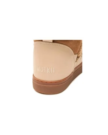 Ghete dama  303120078, Piele naturala, 35 EU, Bej