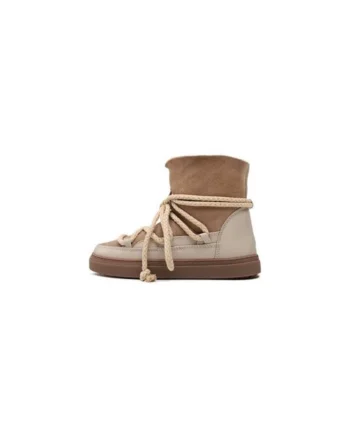 Ghete dama  303116583, Piele naturala, 35 EU, Bej