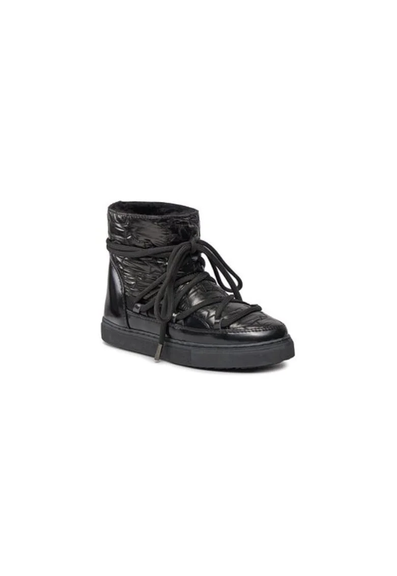 Ghete dama  303127633, Piele ecologica, Negru, Negru