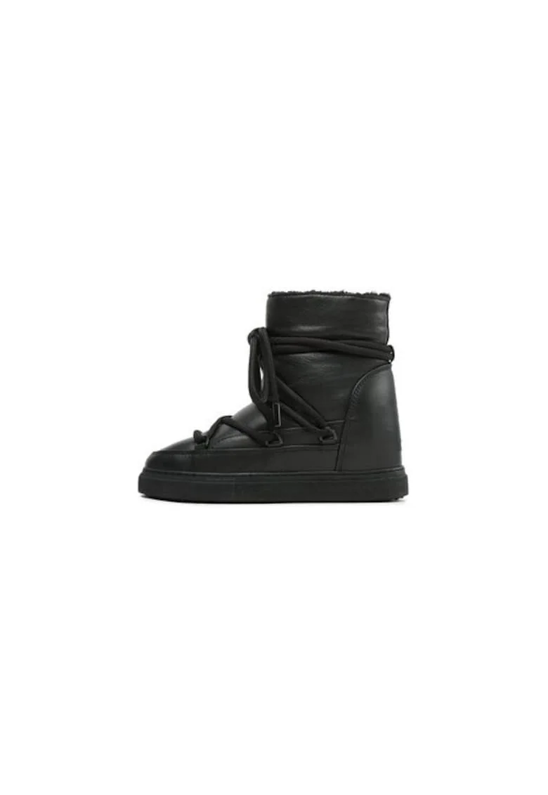 Ghete dama  303119317, Piele naturala, Negru, Negru